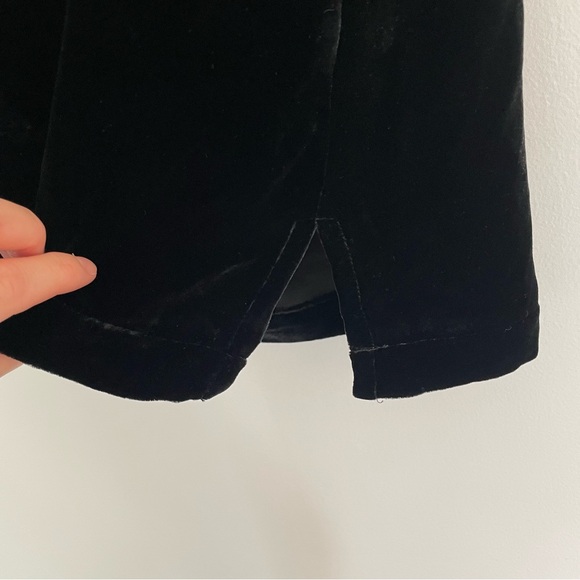 Eileen Fisher Black Silk Blend Velvet Tank Top - Picture 5 of 5
